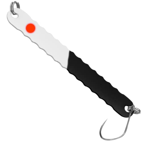 Neptunmaster Set - 4 FTM Curl Kong Spoons 3,5g 6,7cm + 10 Snaps, Angelset zum Forellenangeln, Blinker zum Spinnfischen – Bild 5