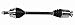 GSP NCV36178 CV Axle Assembly - Compatible with Select Honda Odyssey; Right Front (Passenger Side)