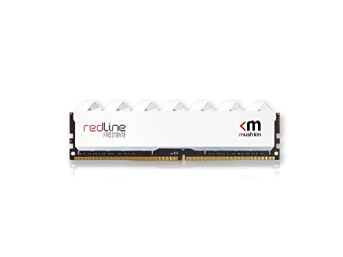 Image of Mushkin Redline White - DDR4 UDIMM - 8GB (1x8GB) 3600MHz CL-14-288-pin1.35V Desktop Ram - Non-ECC - Dual Channel - FROSTBYTE Heatsink (MRD4U360EKKT8G)