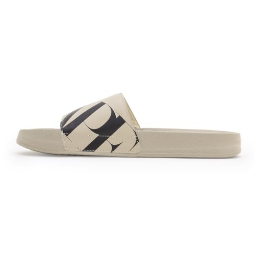 Image of Red Tape Beige Casual Pool Sliders for Men | Everyday Comfort