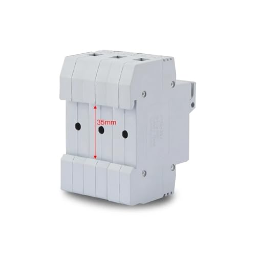 Porte-fusible en cuivre 1P RT18-32X 25A pour cartouche 10x38mm AC 380V-500V - 5