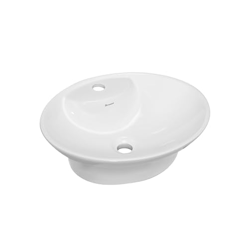 Image of Parryware Cascade NXT bowl basin | Glossy Finish | Wash Basin Over Counter | Wall Mount Sink (470 x 405 x 150mm) | C04021C