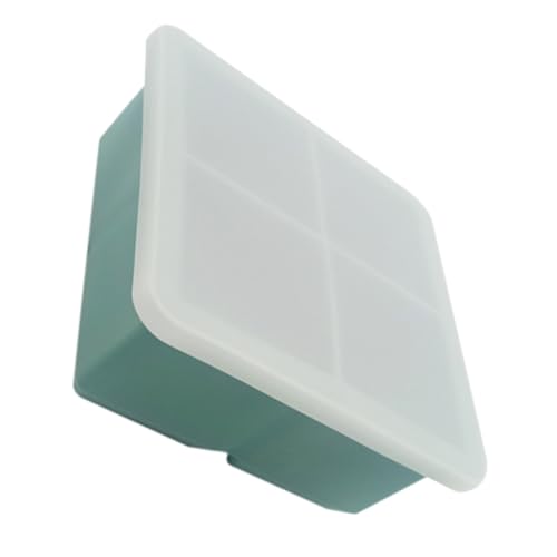 Molde para cubitos de hielo de silicona con tapa miniatura 1