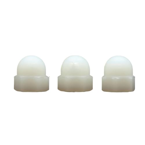 �Z�p�L���b�v�A HexagonDomeCapNylonDIN1587AcornNuts | Multicolor100pcsM3-M12ForBoltConnection:DecorativeCovers(WHITE,M320pcs)
