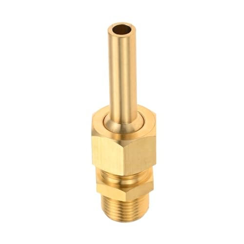 RXJPASD 5pcs 3/8'& 1/2' Brass Fountain Nozzles - Hexagonal Direct Injection Jet for Garden, Pond, Pool & Hotel Landscape Decor(16.5 MM x 5pcs)
