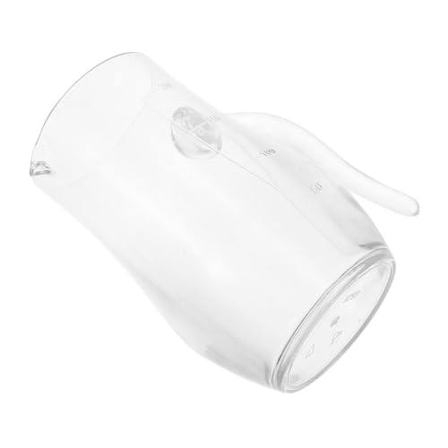 ABOOFAN Caraffa per Vino in Acrilico Dispenser per Liquori Trasparente Decanter con Scala di Misurazione Accessori per Vino per tè Limonata