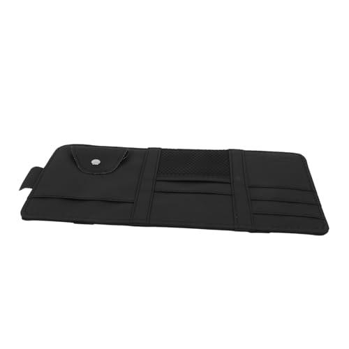 BESTYASH Organizador de Solar de Soporte Multifuncional para Gafas y Tarjetas Accesorio Interior de Automóvil Fijación Segura y Práctica