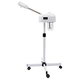 Standing Gesichtsdampfer 220V,Befeuchtend und Sauber,42℃ Face Dampfmaschine,360 Grad gedreht Standing Ozonzerstäubung Gesichtsdampfer Gesicht Dampf, Geeignet für Salon und Zuhause,Aromatherapie