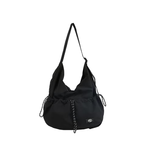 Image of CORIOS Women Nylon Shoulder Bag Waterproof Crossbody Bag Casual Handbag Lightweight Messenger Bag Top Handle Bag