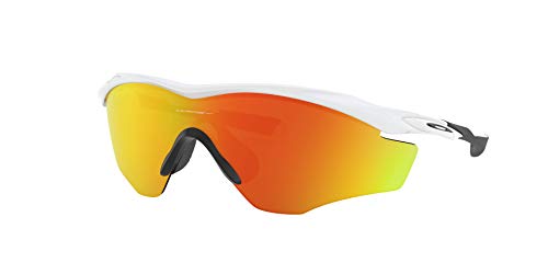 Oakley Unisex Sunglasses Polished White Frame, Fire Iridium Lenses, 0MM