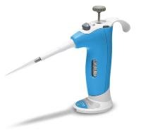 Vistalab Technologies 1070-0200 Ovation M Mechanical Volume Set Pipettes, 20-200 uL, Blue