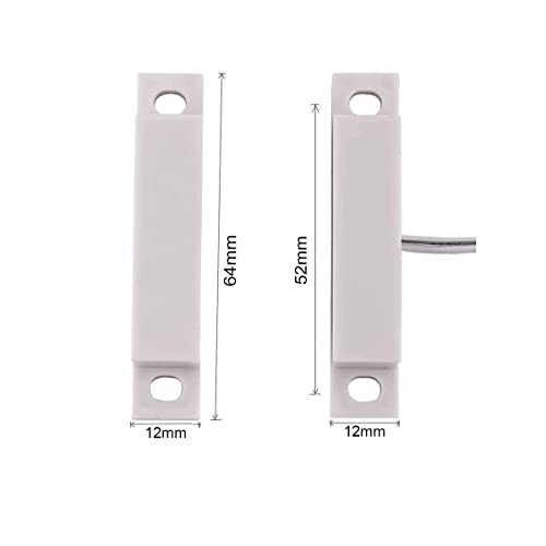 Image of Magnetic Reed Switch MC-32 NC Surface Mount Door Window Alarm, Magneti Door Switch, Contact Sensor, for Home Security and Burglar Alarm Magnetic Reed Switch,Sets of 2