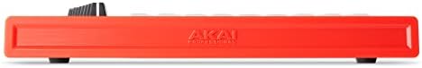 Akai Profesjonalny kontroler APC Mini MK2 - kontroler USB MIDI Pad do uruchamiania klipów z Ableton Live Lite, 64 klockami RGB, trybami bębna i notatek oraz MidiMixer