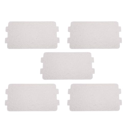 DEWIN Microwave Oven Mica Plate, Microwave Oven Mica Sheet 5Pcs Universal Waveguide Cover Replacement Repairing Accessory