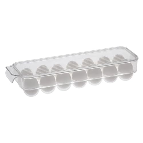 ORGANIZADOR COM TAMPA PARA OVOS COM 14 CAVIDADES