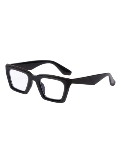Image of Retro Vintage Rectangilar Thick Abstract UV-Protected Sunglasses For Men And Women