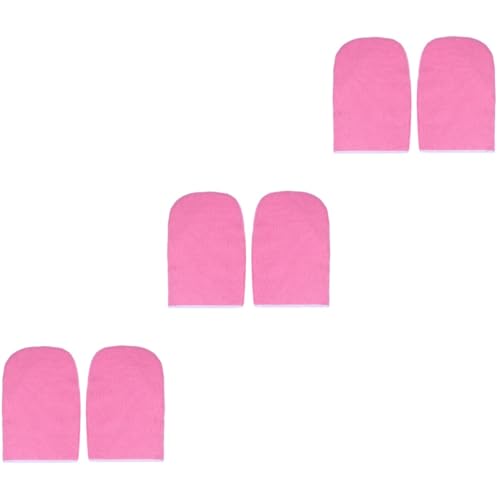 FOMIYES 3 Pairs Bath Massage Dehairing Gloves Paraffin Mitts Wax Gloves for Hand Treatment