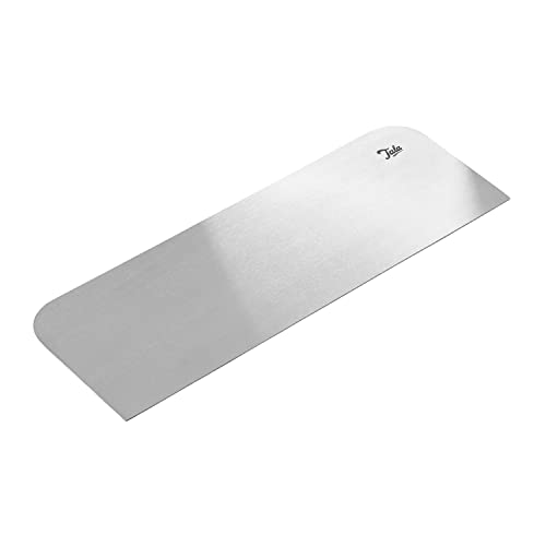 Tala Stainless Steel Icing Scraper and Icing Smoother Essential Cake Icing Accessory for Seamless Crumb Coats Butter Cream and Royal Icing Application Metallic Silver Large 25.5 cm