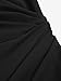 Womens Sexy Deep V Neck High Slit Maxi Dress Halter Tie Backless Formal Party Date Night Infinity Dresses Black