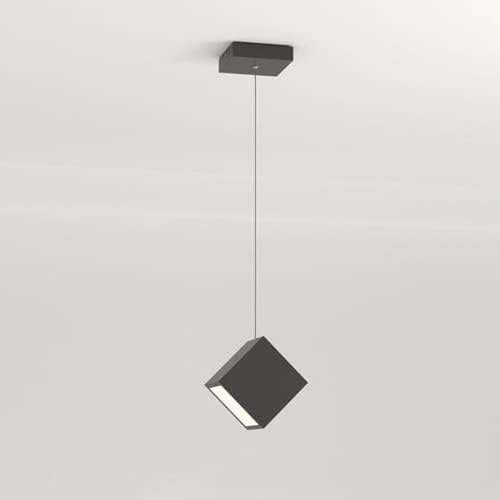 Lámpara colgante LED de 12W regulable con 3 luces blancas de diseño geométrico para techo