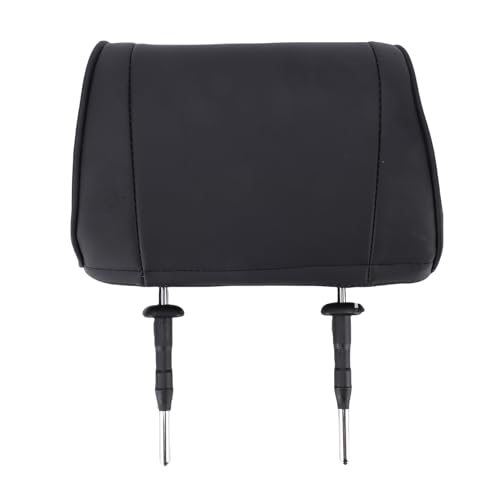 Fockety 車のヘッドレスト枕、PUレザー 150mmロッド間隔車のネックピロー、低反発コア付き、人間工学に基づいたデザインのシートヘッドレストサポートクッション、子供と大人の運転旅行用