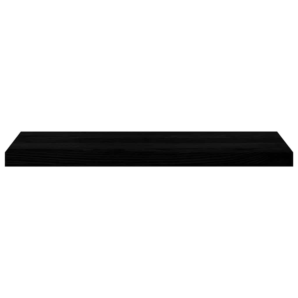 Rantry Davanzali 2 pz Marrone Scuro 80x25x2 cm Legno Massello Rovere, Arredo Mobili da Interni per Camera da Letto Soggiorno Ufficio