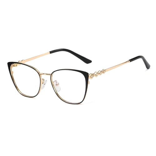 Image of MORESHINE Fashion Cat Eye Blue Light Blocking Glasses for Women, Glasses for Reading /Computer /TV /Phones Eye Strain
