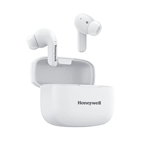 Image of Honeywell Suono P3000 Truly Wireless Earbuds, Bluetooth V5.0, 22 hrs of Playtime with 1.5 hrs of Charging, Dynamic 10mm*2 Drivers, 300 mAh Battery, IPX4 Water Resistance, Voice Assistant Enabled