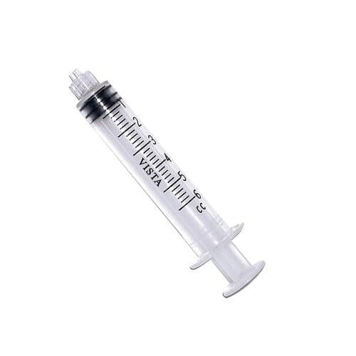 Vista Dental 316030 Luer Lock Syringes 3cc Autoclavable Non-Sterile 100/Pk