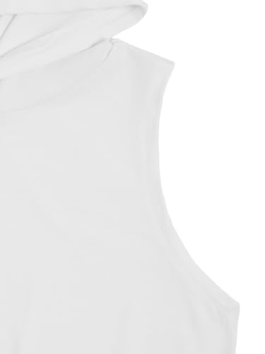 Image of SweatyRocks Women's Workout Tank Tops Sleeveless Running Athletic Hoodie Sports Gym Exercise Tops Dance Clothes