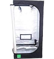 Budbox Lite Range - 40cm X 40cm Up To 1m X 1m Silver Mylar Grow Room Tents (LITE - 80x80x160)