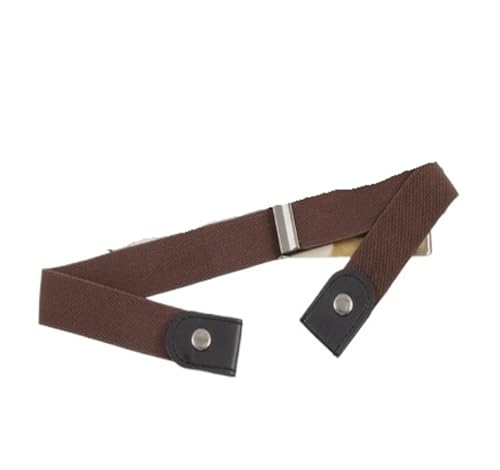 Simple Women'S Belt Elastic Lazy Men'S Belt Woven Invisible And Seamless Unisex Jeans Belt Length Adjustable