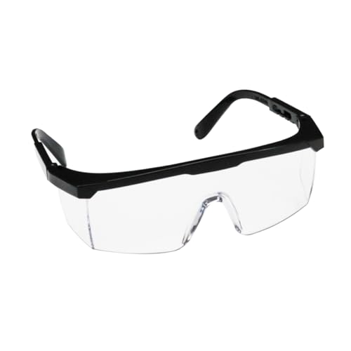 Happyyami Djustable Outdoor Riding Goggles Windproof Spray Eye Glasses for Men Women Black Edge