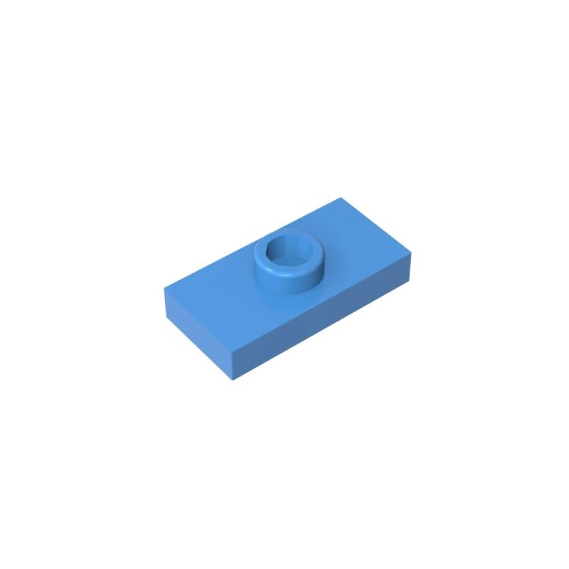 3794 Foundation Plate Special 1x2 with 1 Stud Without Groove, 50 PCS โ image 1