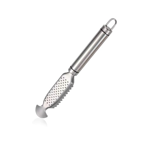Xanadued Fish Scales Scraping Tool,Multifunction Stainless Steel Fish Scaler Remover, Kitchen Tools Scale-scraping Crafts for Home Market Restaurant