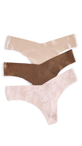 Image of commando Women's Precious Metals Thong 3 Pack