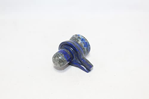Statue Shivling authentique en lapis lazuli pour chasser le stress - 7