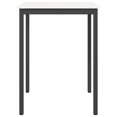 Table de bar blanche pour cuisine et repas conviviaux - 7