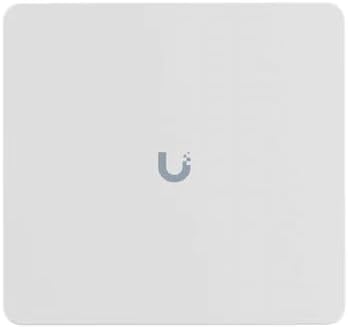 Top view of the Ubiquiti Enterprise Access Hub EAH-8, a square white device with a small 'U' logo in the center.