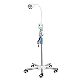 【Illuminazione efficiente】 La sorgente luminosa bianca pura ha un'elevata luminosità e una buona resa cromatica. Può illuminare chiaramente il sito chirurgico, aiutare i medici a identificare e con maggiore precisione e ridurre i rischi chirurgici. Temperatura di colore: 6000-6500K.