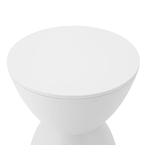 Tabouret de jardin plastique blanc sablier : la solution aux petits espaces - 6