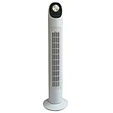 Bladeless Tower Cooling Fan mit Fernbedienung, Digitalanzeige, Einstellbare Oszillation, 3...
