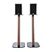 EXIMUS One Pair Fixed Height Universal Speaker Floor Stands - Cedar - 610 Series