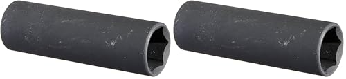 Image of DEWALT IMPACT Socket, Deep, SAE, 3 /8 Inch Drive, 9 /16-Inch (DW2287) (Pack of 2)