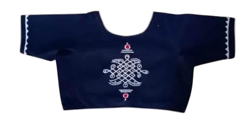 Cotton Women's Blouse with Beautiful Embroidery Design | AEH_blouse294-picture-41