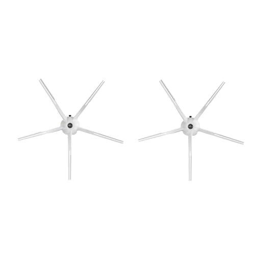 Image of Roborock Silicone Side Brushes (2 Pack) for Q5, Q7, Q8, Q Revo, E, S4, S5, S6, S7, S7MaxV, S8 Robot Vacuums, White