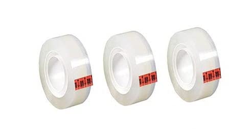 SEJASCOLLECTIONS Sejas Collections Cello Tape 18 MM (18 mmX 33 Meters, Transparent) BOPP SELLO TAPE | Self Adhesive Transparent Cello Tape | Single Side Adhesive Cello Tape (Pack of 3)