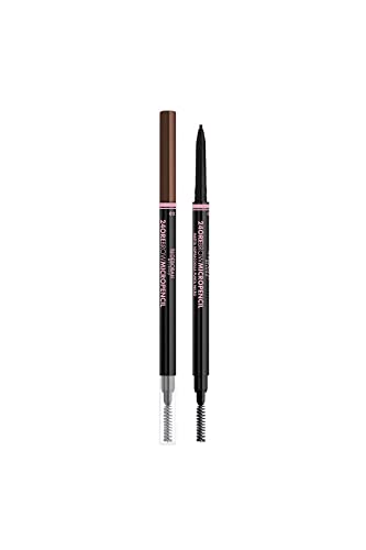 Deborah Milano – 24 Stunden Brow Microstifte, 02 Light Brown, automatischer hyper-pigmentierter Bleistift mit langem Halt, bietet volle Augenbrauen, ultrapräzise und natürlich, 0,1 g