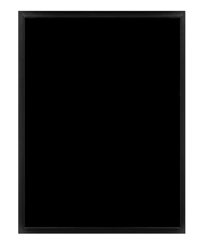 MG Design Pizarra para tiza de pared 90 x 120 cm – Pizarra negra robusta con marco de madera Negro, superficie fácil de limpiar para el hogar, bares y escuelas
