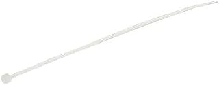 6 Cable Nylon Plastic Zip Tie, White - Medium - Pack of 1000